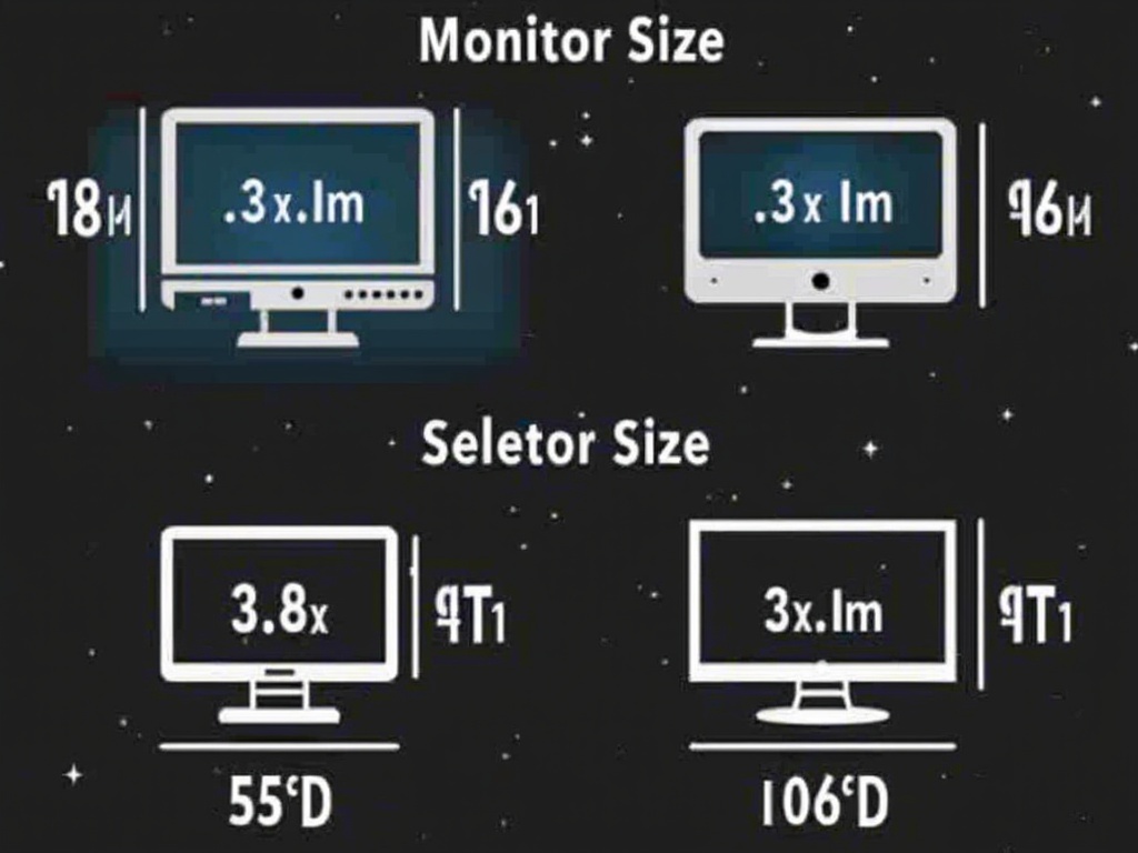 모니터 크기